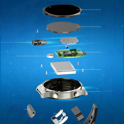 Smartwatch met EKG, Bloeddruk en Zuurstofmonitor – Fitness Tracker