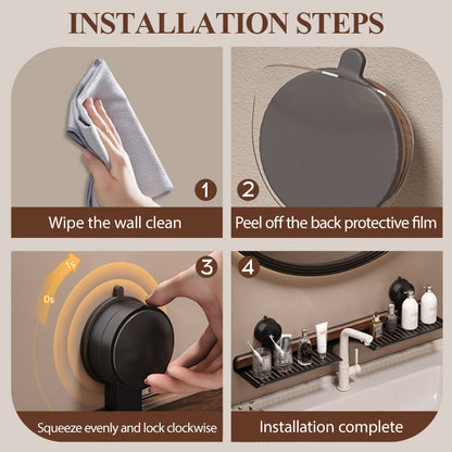 Badkamerrek - Modern U-Vormig Ontwerp voor Stijlvolle Opslag