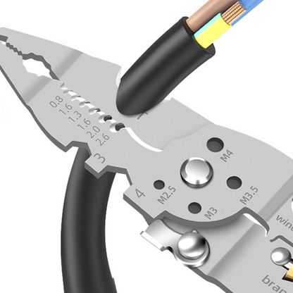 Krimp- en draadstriptang – elektrisch gereedschap – met LED-indicator – voor elektrische installaties