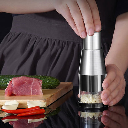 Rvs Knoflook- en Specerijen Molen – Multifunctioneel – Voor Keuken