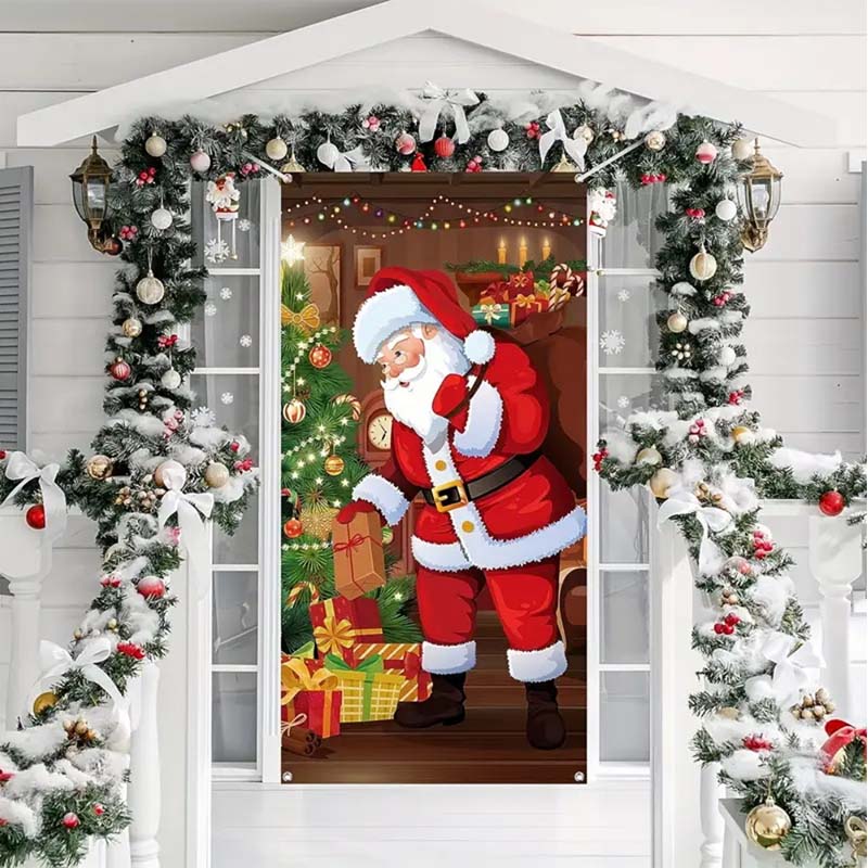 Fittershape Kerstdeurhoes – feestelijke decoratie in seconden