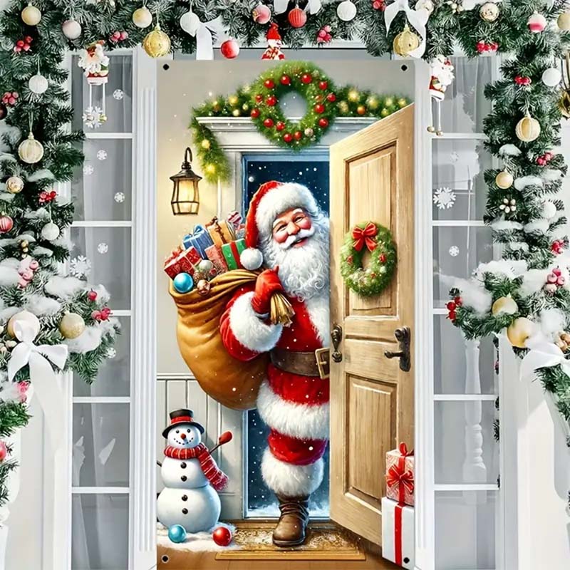 Fittershape Kerstdeurhoes – feestelijke decoratie in seconden