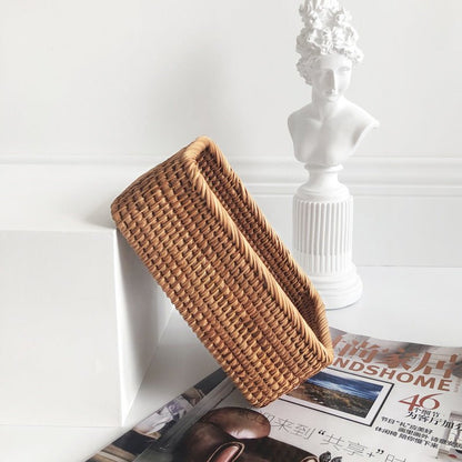 Wicker opbergmand – Verstevigd – Handgemaakt – Voor badkameraccessoires