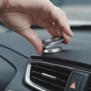 Magnetische telefoonhouder – verstelbare ring – voor auto en bureaustoelen